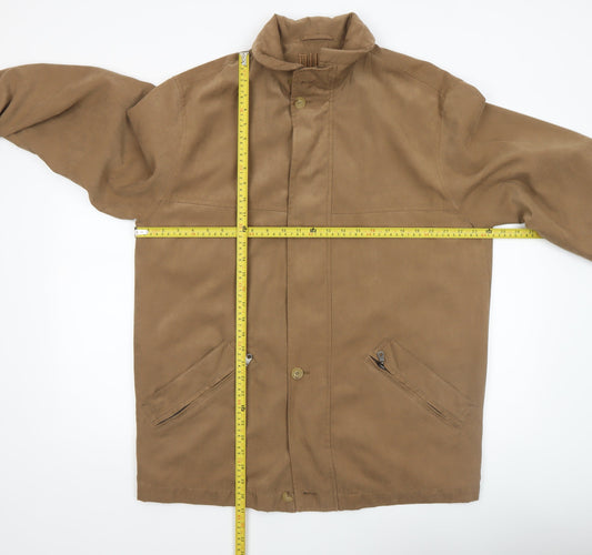 Mens UK Size 40 Bush Brown Overcoat