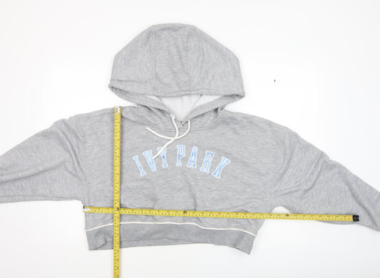 Womens UK Size M IVY PARK Grey Pullover Hoodie