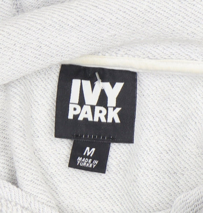 Womens UK Size M IVY PARK Grey Pullover Hoodie