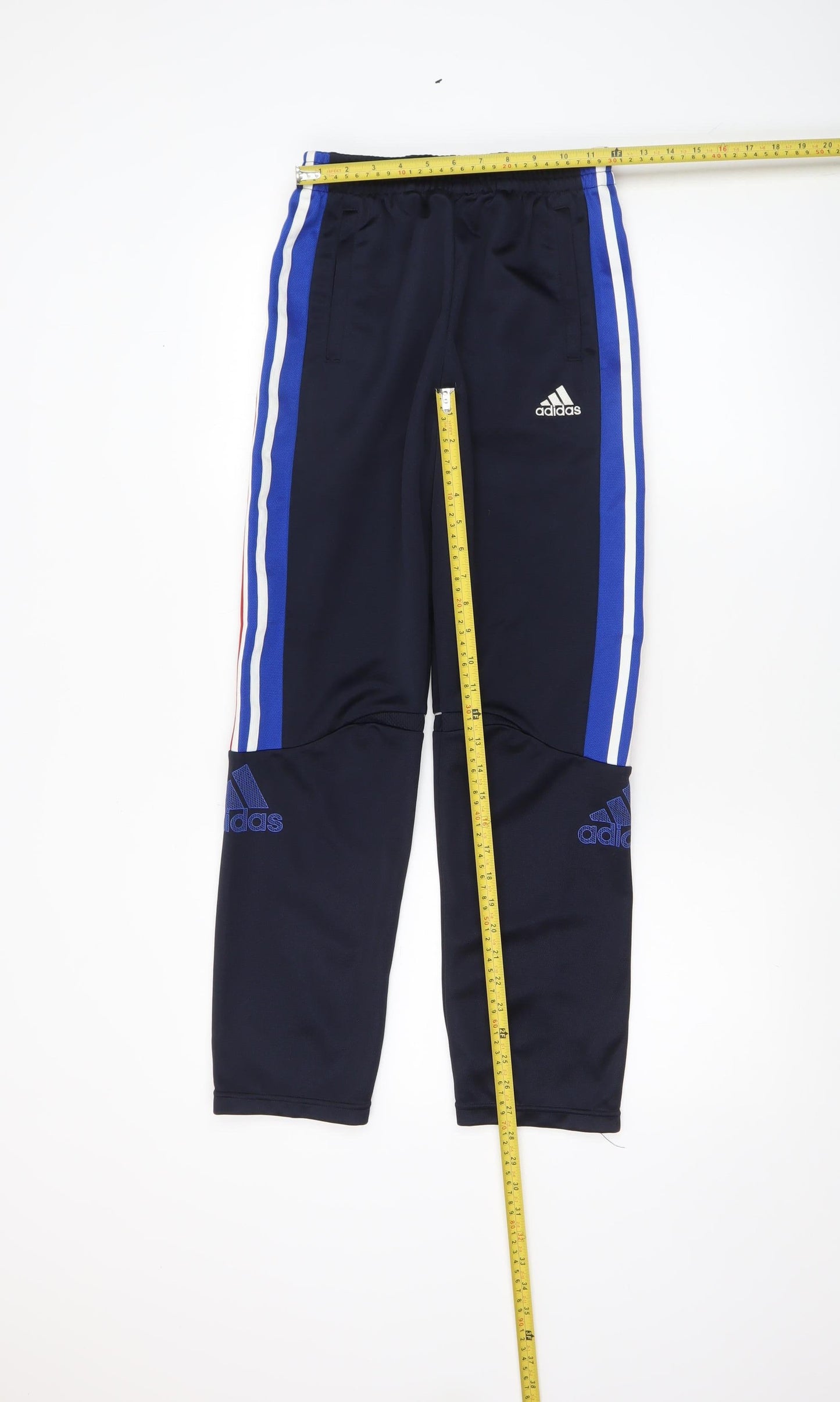 Boys UK Size 13-14 Years adidas Regular Fit Jogger Blue Trousers