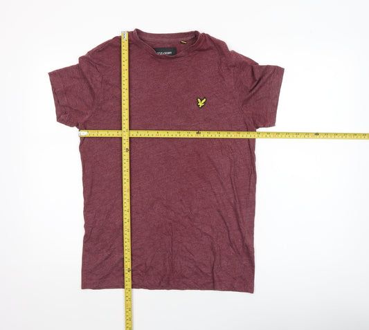 Mens UK Size S Lyle & Scott Red  T-Shirt