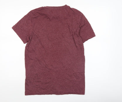 Mens UK Size S Lyle & Scott Red  T-Shirt