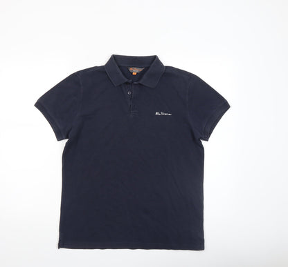 Mens UK Size M Ben Sherman 100% Cotton Polo Shirt