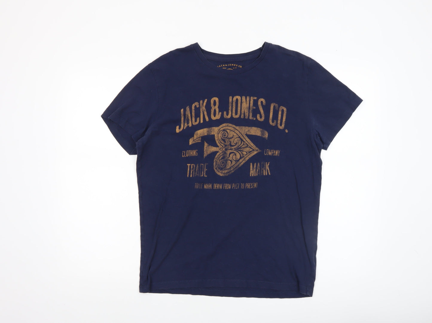 Mens UK Size S JACK & JONES Blue  T-Shirt