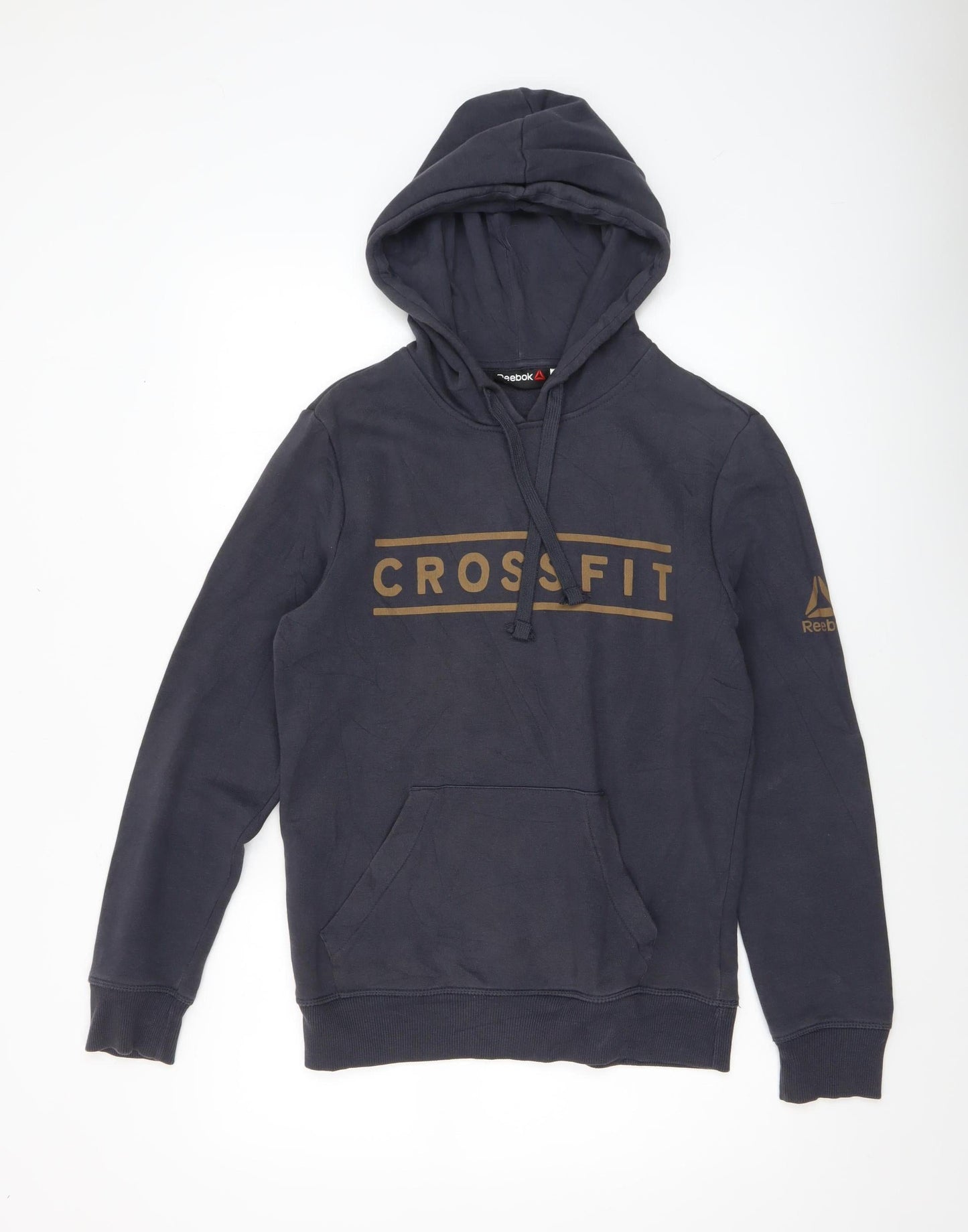 Mens UK Size XS Reebok Black Pullover Hoodie