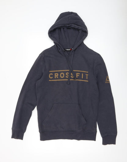 Mens UK Size XS Reebok Black Pullover Hoodie