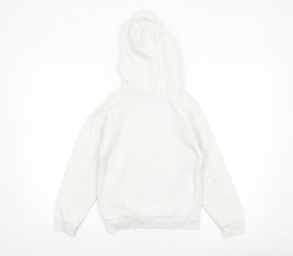 Boys UK Size 8-9 Years Garfield White Pullover Hoodie