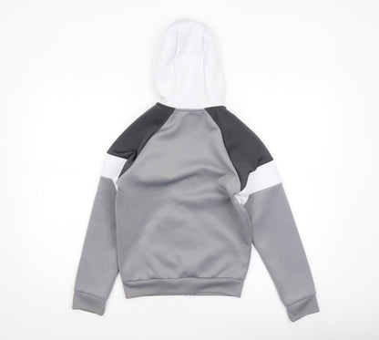 Boys UK Size 8-10 Years McKenzie Grey Full Zip Hoodie