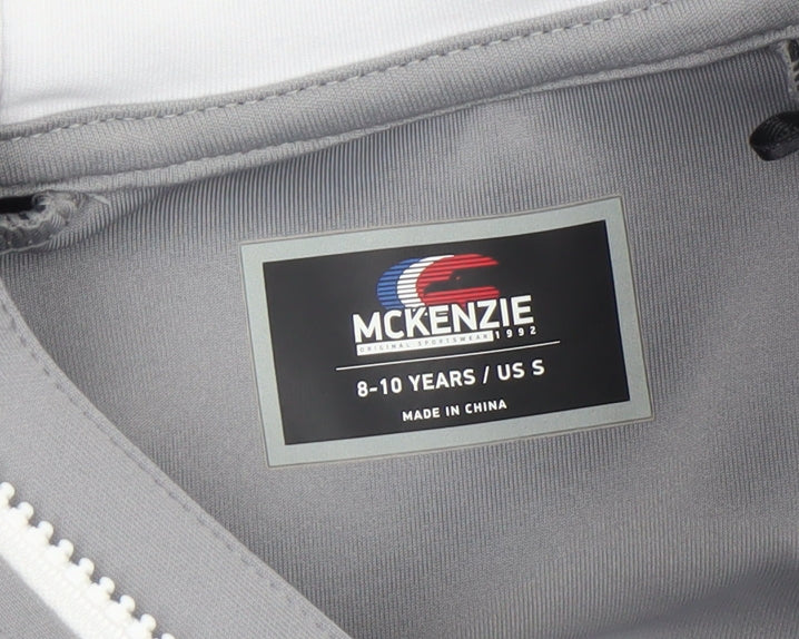 Boys UK Size 8-10 Years McKenzie Grey Full Zip Hoodie