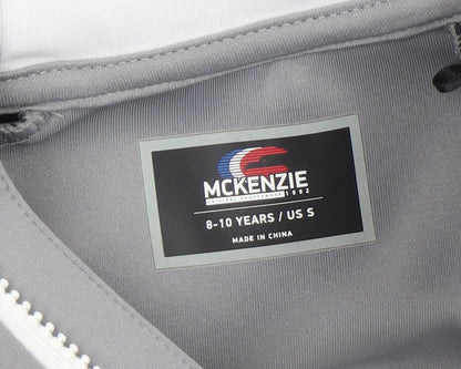 Boys UK Size 8-10 Years McKenzie Grey Full Zip Hoodie