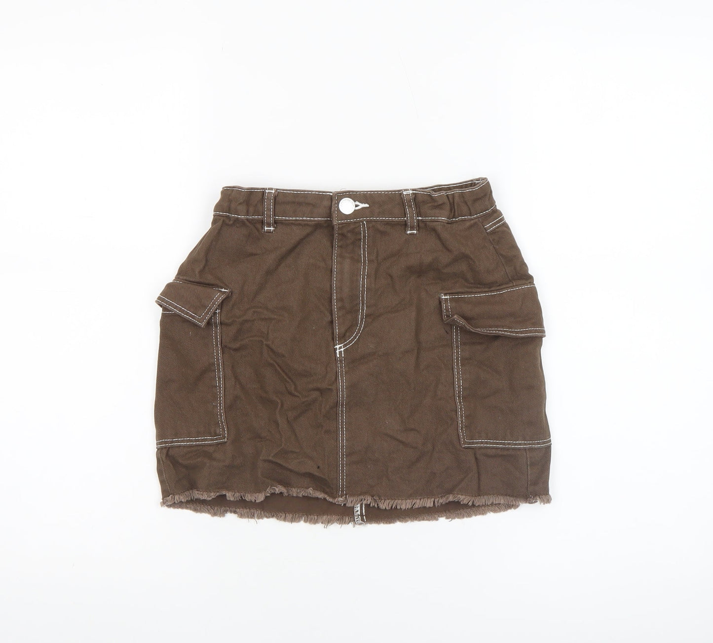 Girls UK Size 11 Years H&M Cargo Twill Skirt