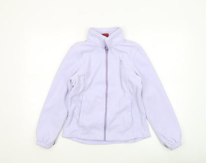 Womens UK Size 12 Camel Purple Fleece