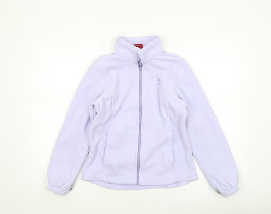 Womens UK Size 12 Camel Purple Fleece