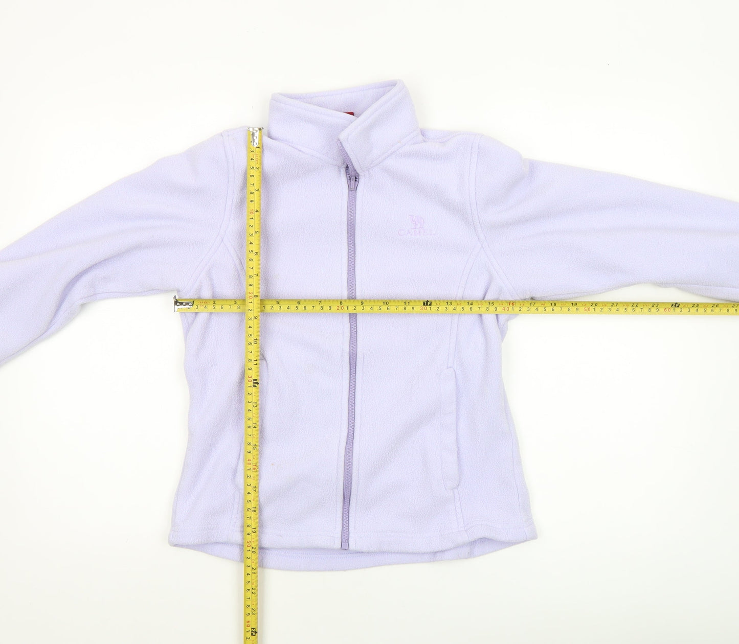 Womens UK Size 12 Camel Purple Fleece