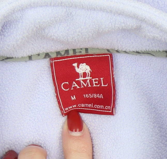 Womens UK Size 12 Camel Purple Fleece