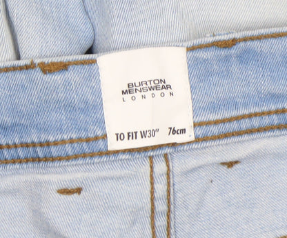 Mens UK Size 30 Burton Menswear London Slim Fit Chino Shorts