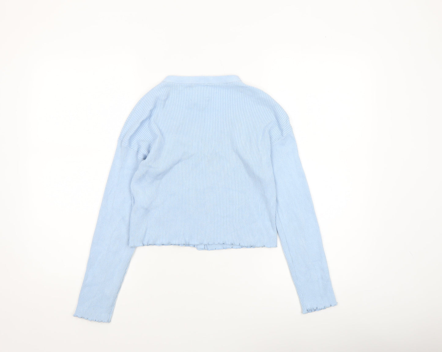 Girls UK Size 11-12 Years Zara Blue Cardigan Jumper