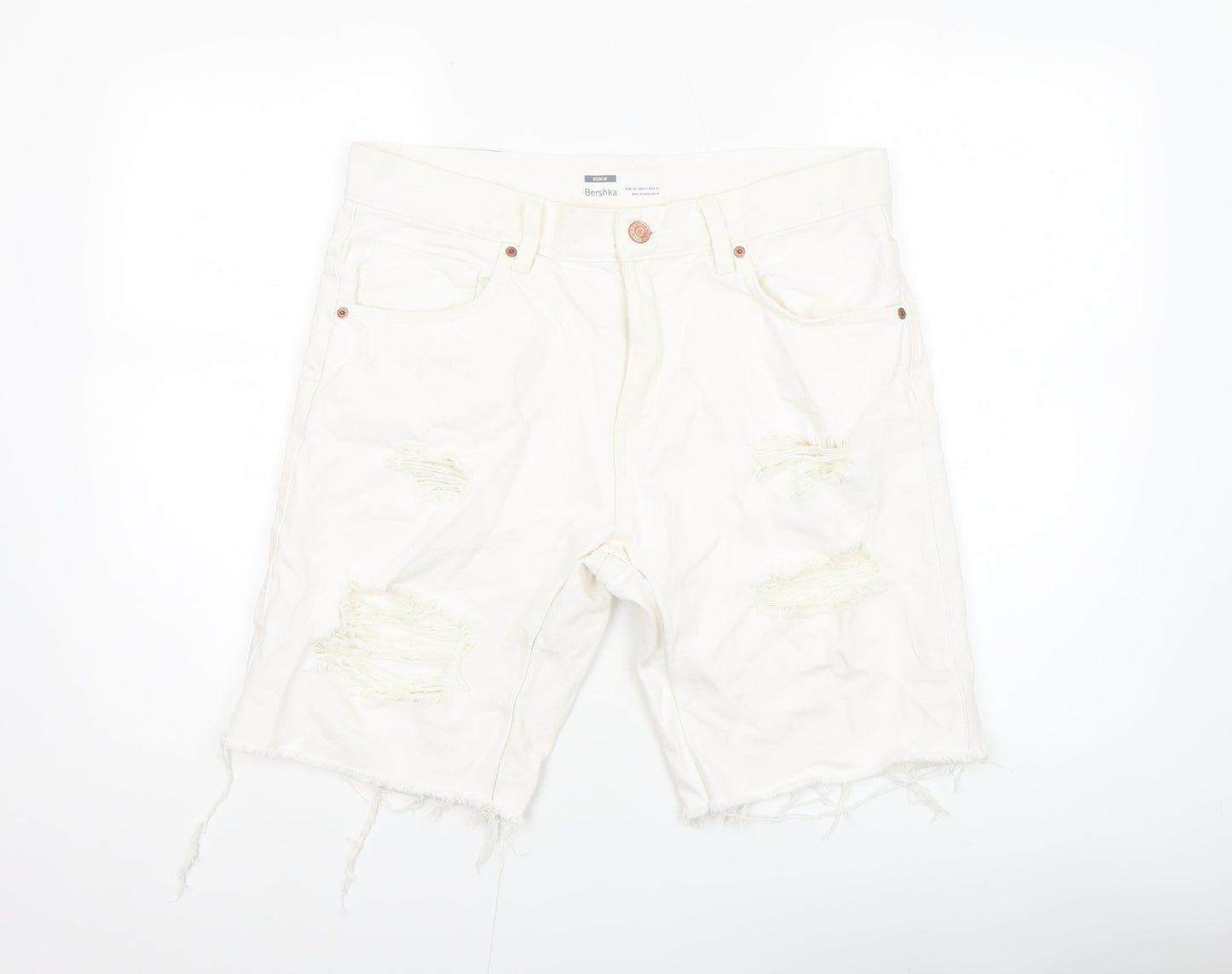 Mens UK Size M Bershka Regular Fit Shorts Shorts