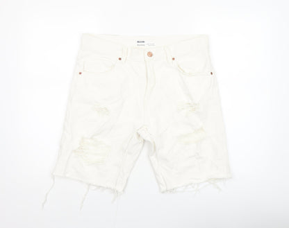 Mens UK Size M Bershka Regular Fit Shorts Shorts