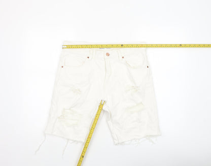 Mens UK Size M Bershka Regular Fit Shorts Shorts