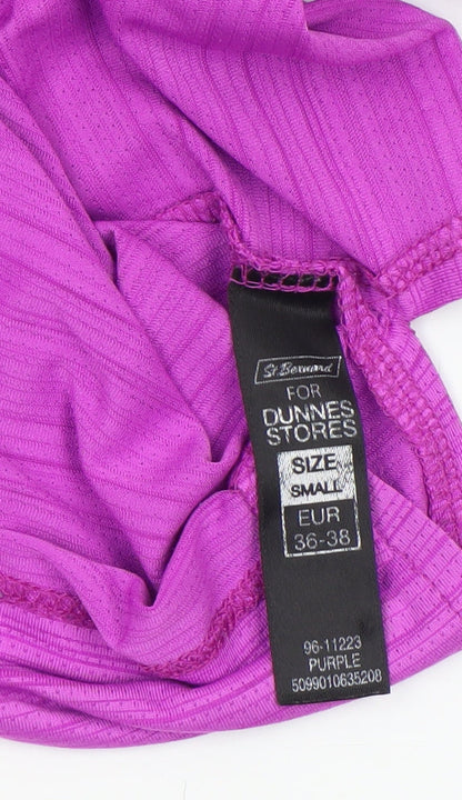 Womens UK Size 8 Dunnes Stores Purple Gym & Training Running & Jogging Yoga T-Sh