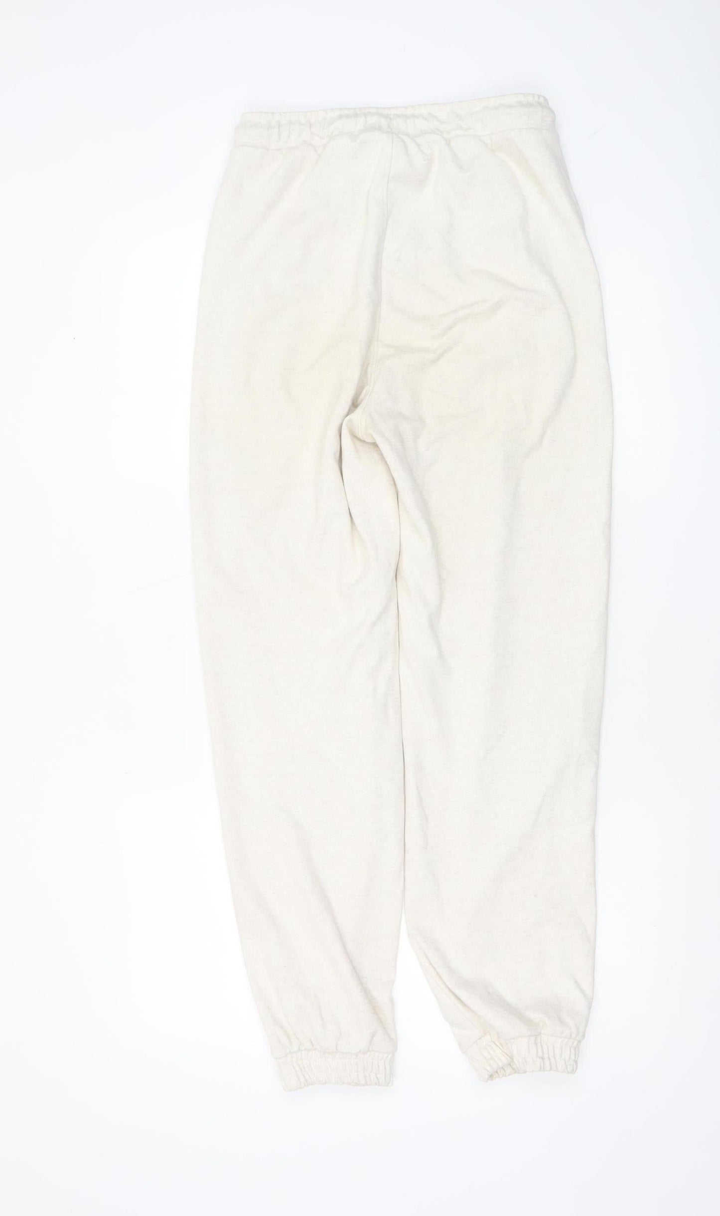 Womens UK Size 8 Kangol Regular Fit Jogger Ivory Trousers