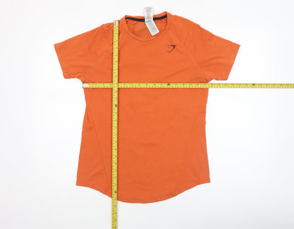 Mens UK Size S Gymshark Orange Gym & Training Running & Jogging Bodybuilding T-S
