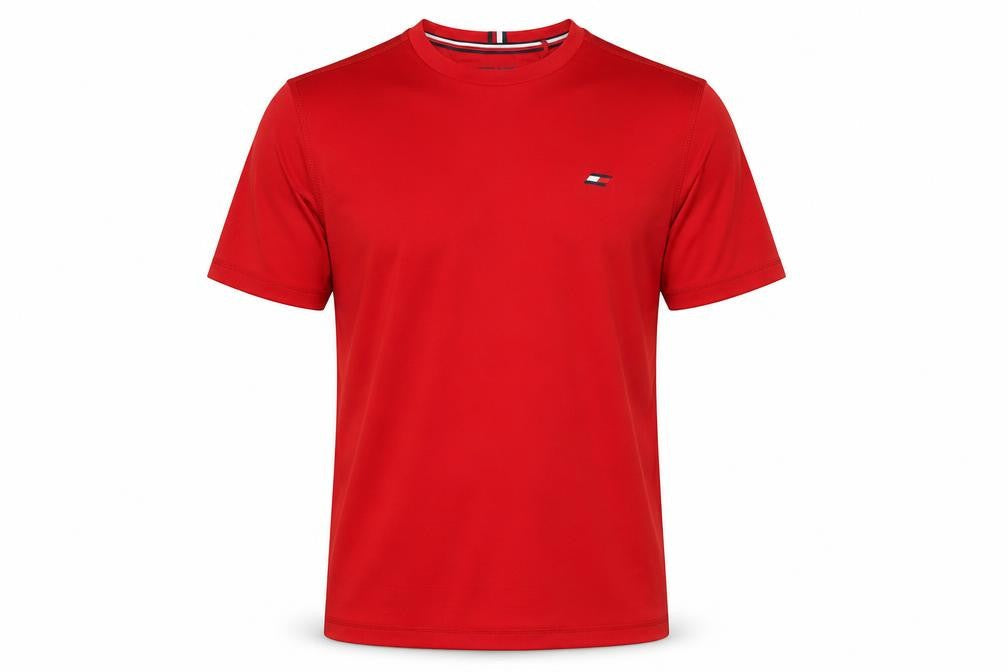 Mens UK Size M Tommy Hilfiger Red Running & JoggingGym & Training T-Shirt