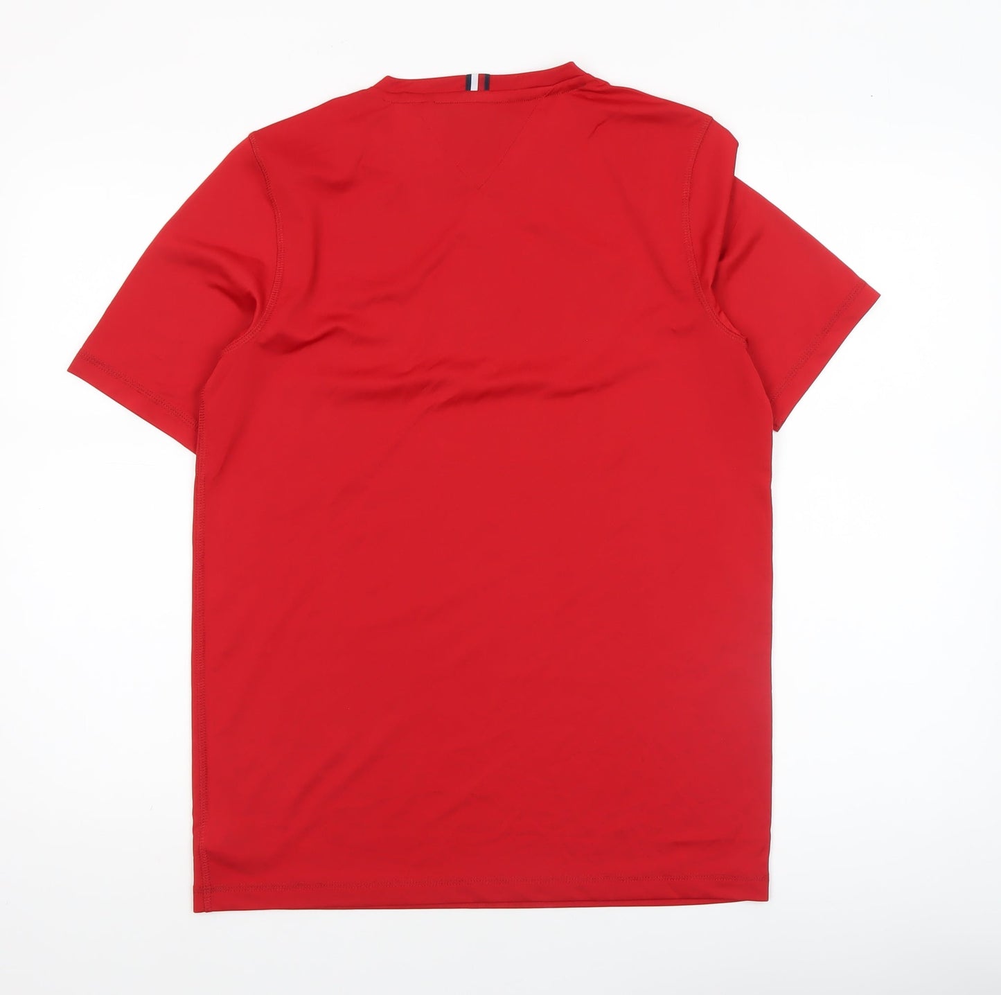 Mens UK Size M Tommy Hilfiger Red Running & JoggingGym & Training T-Shirt