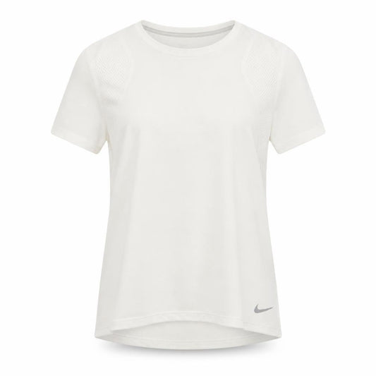Womens UK Size L Nike White Running & JoggingGym & TrainingFitness T-Shirt