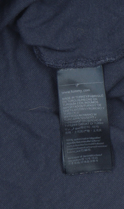 Mens UK Size S Tommy Jeans Blue  T-Shirt