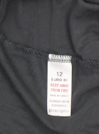 Womens UK Size 12 Principles Grey Basic Jacket