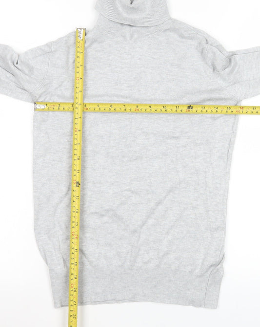 Womens UK Size M Dunnes Stores Grey Pullover Jumper