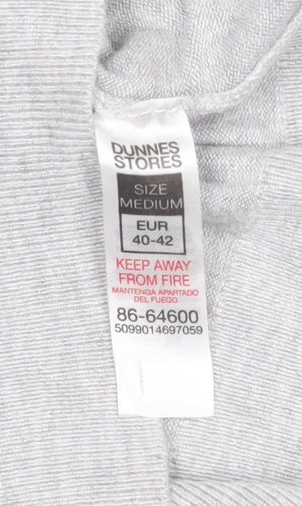 Womens UK Size M Dunnes Stores Grey Pullover Jumper