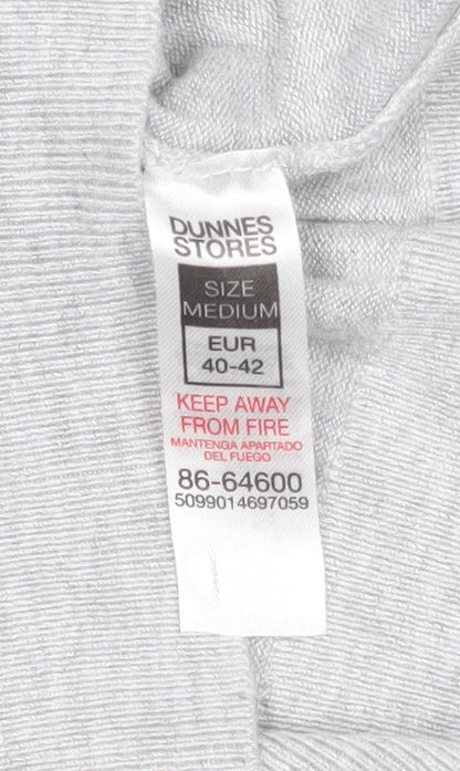 Womens UK Size M Dunnes Stores Grey Pullover Jumper