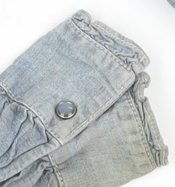 Girls UK Size 7 Years Gap Blue Basic Button-Up