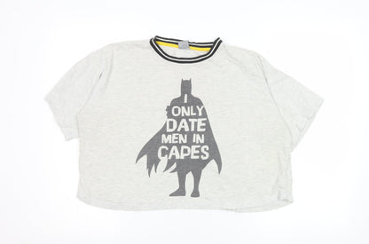 Love to Lounge Batman Grey T-Shirt Pyjama Top Women L
