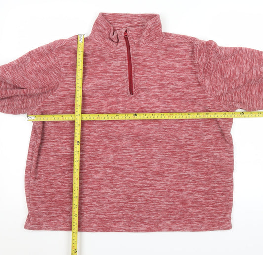 Mens UK Size M Crane Red Pullover Sweatshirt