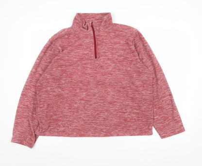 Mens UK Size M Crane Red Pullover Sweatshirt