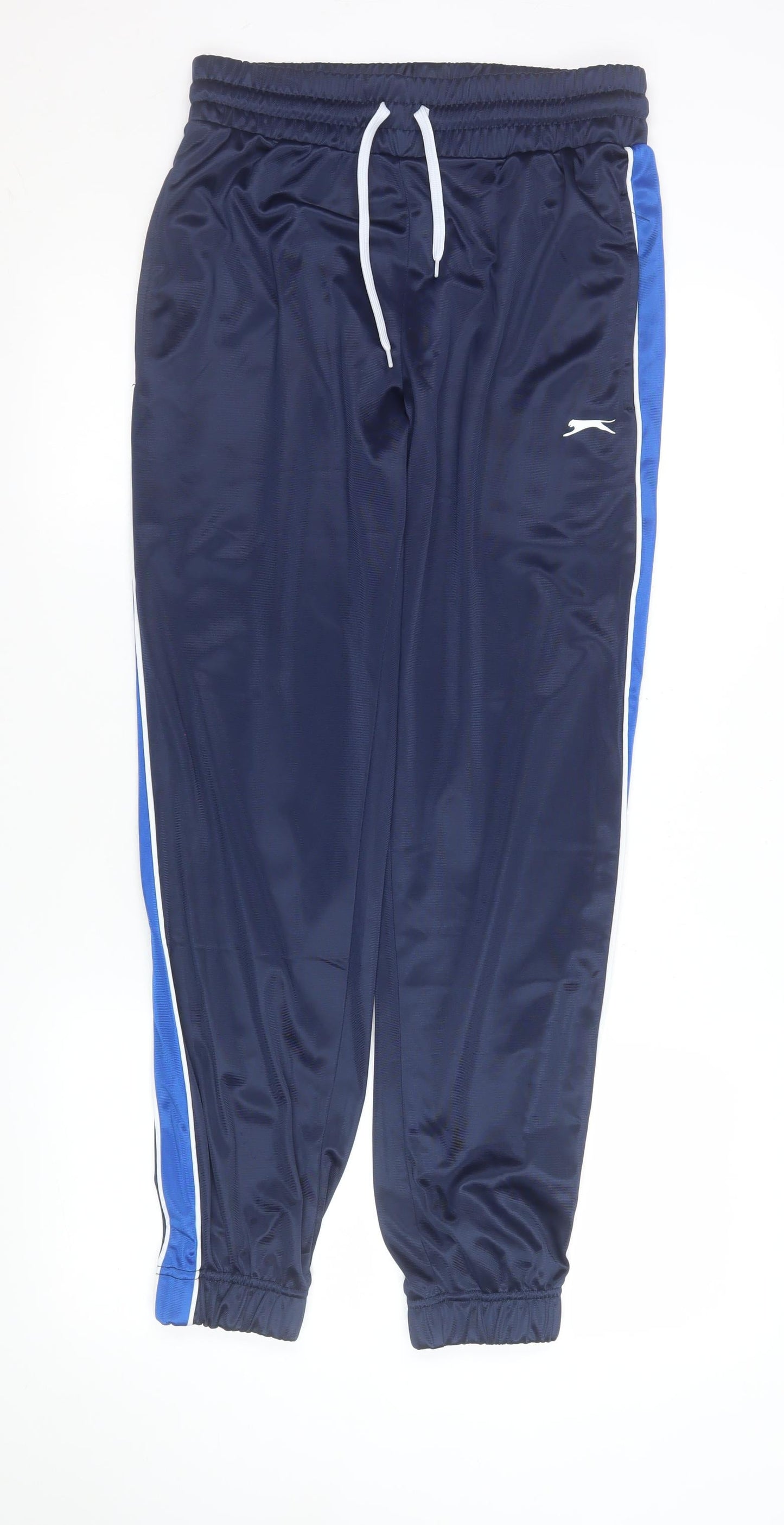 Mens UK Size S Slazenger Regular Fit Track Pants Blue Trousers