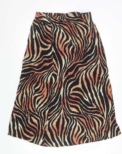 Womens UK Size 12 F&F A-Line Woven Skirt