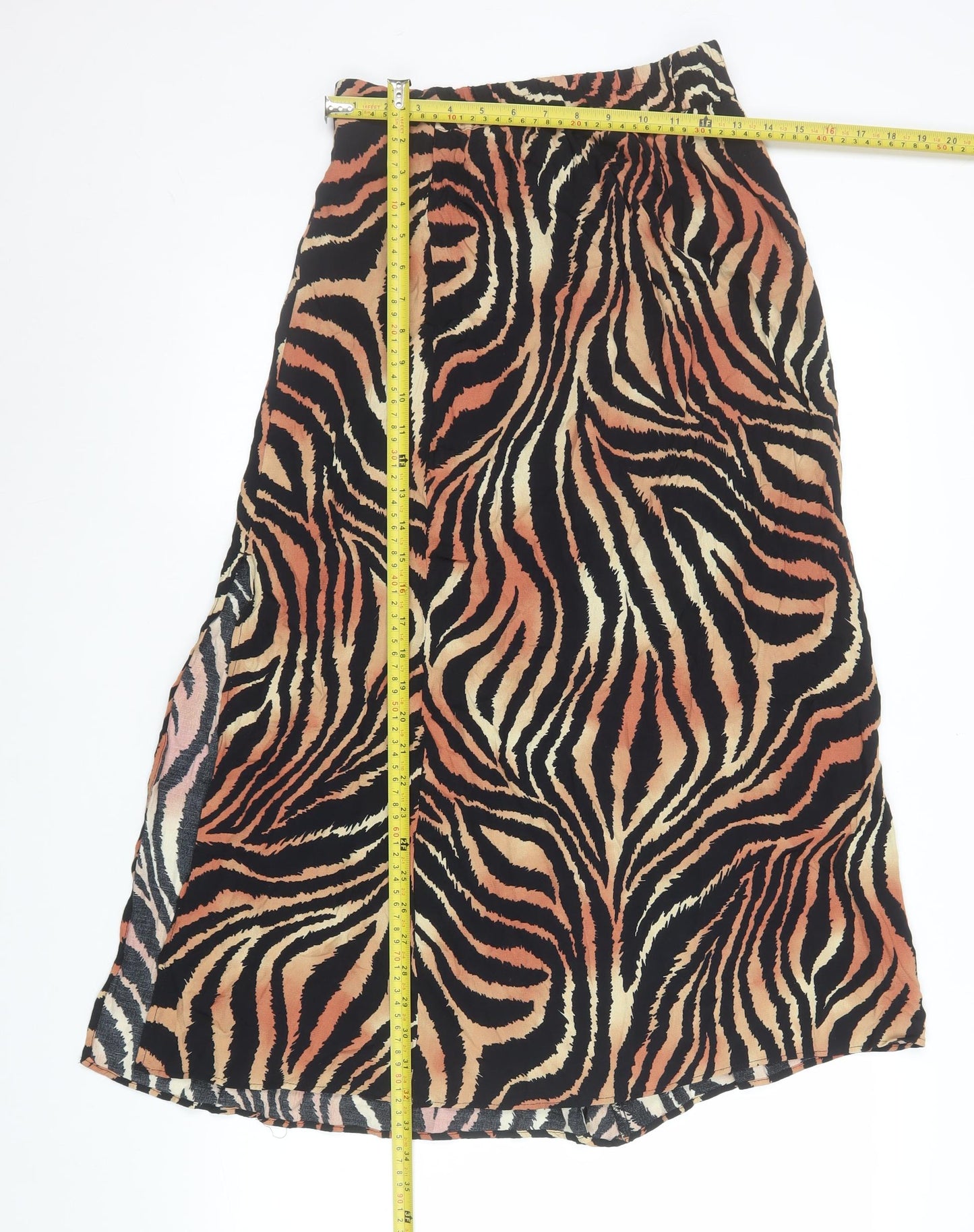 Womens UK Size 12 F&F A-Line Woven Skirt