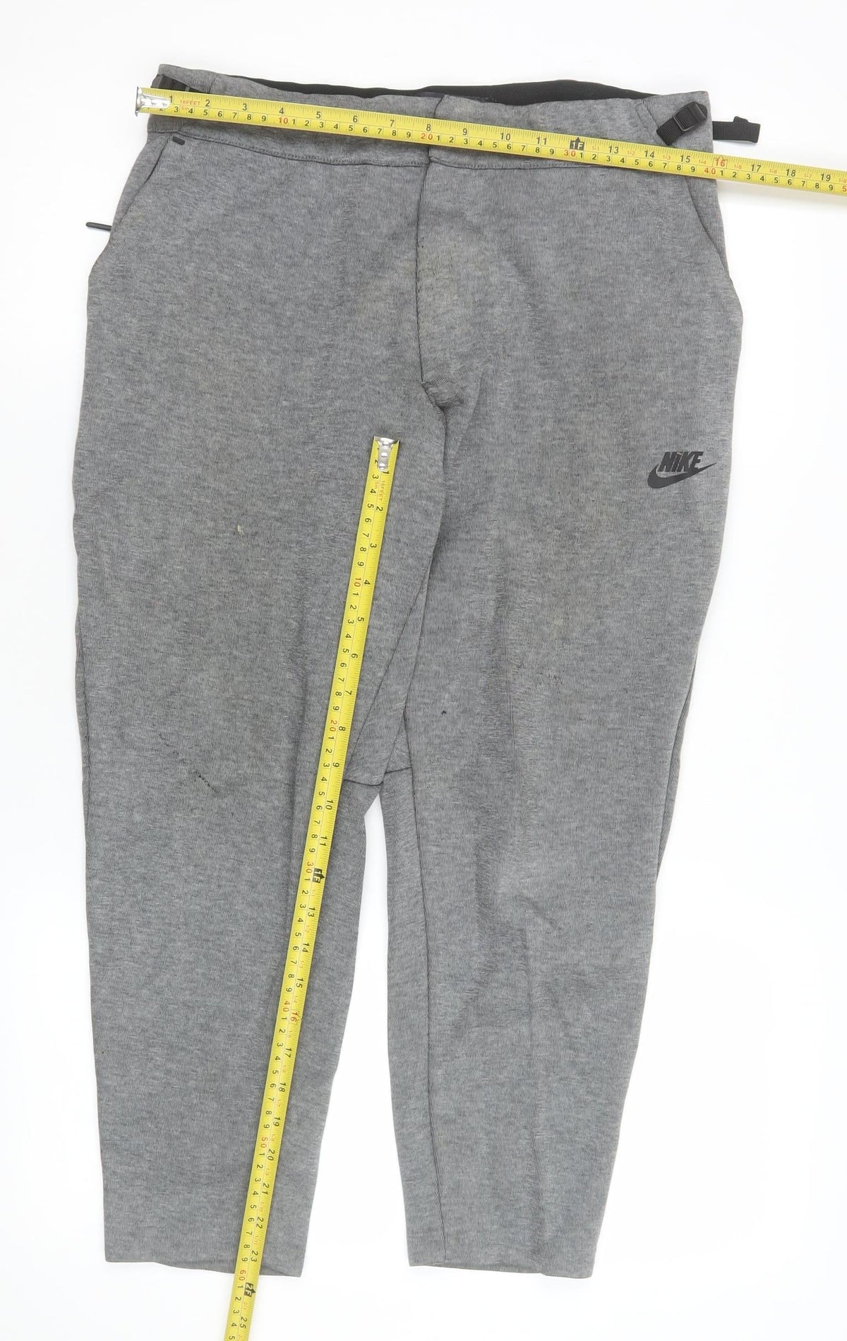 Mens UK Size M Nike Regular Fit Jogger Grey Trousers