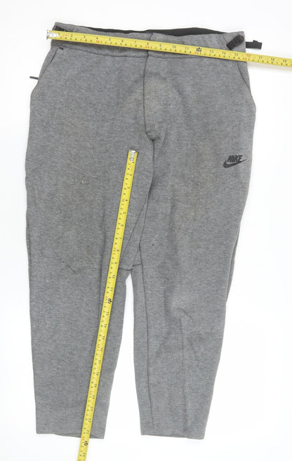 Mens UK Size M Nike Regular Fit Jogger Grey Trousers