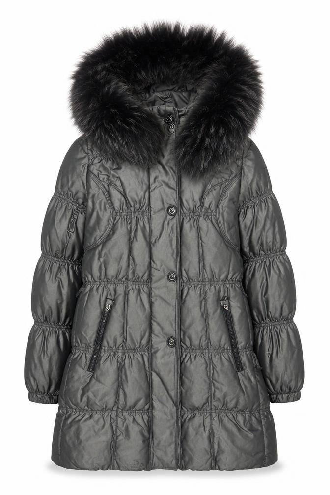Womens UK Size S Snowimage Grey Puffer Jacket