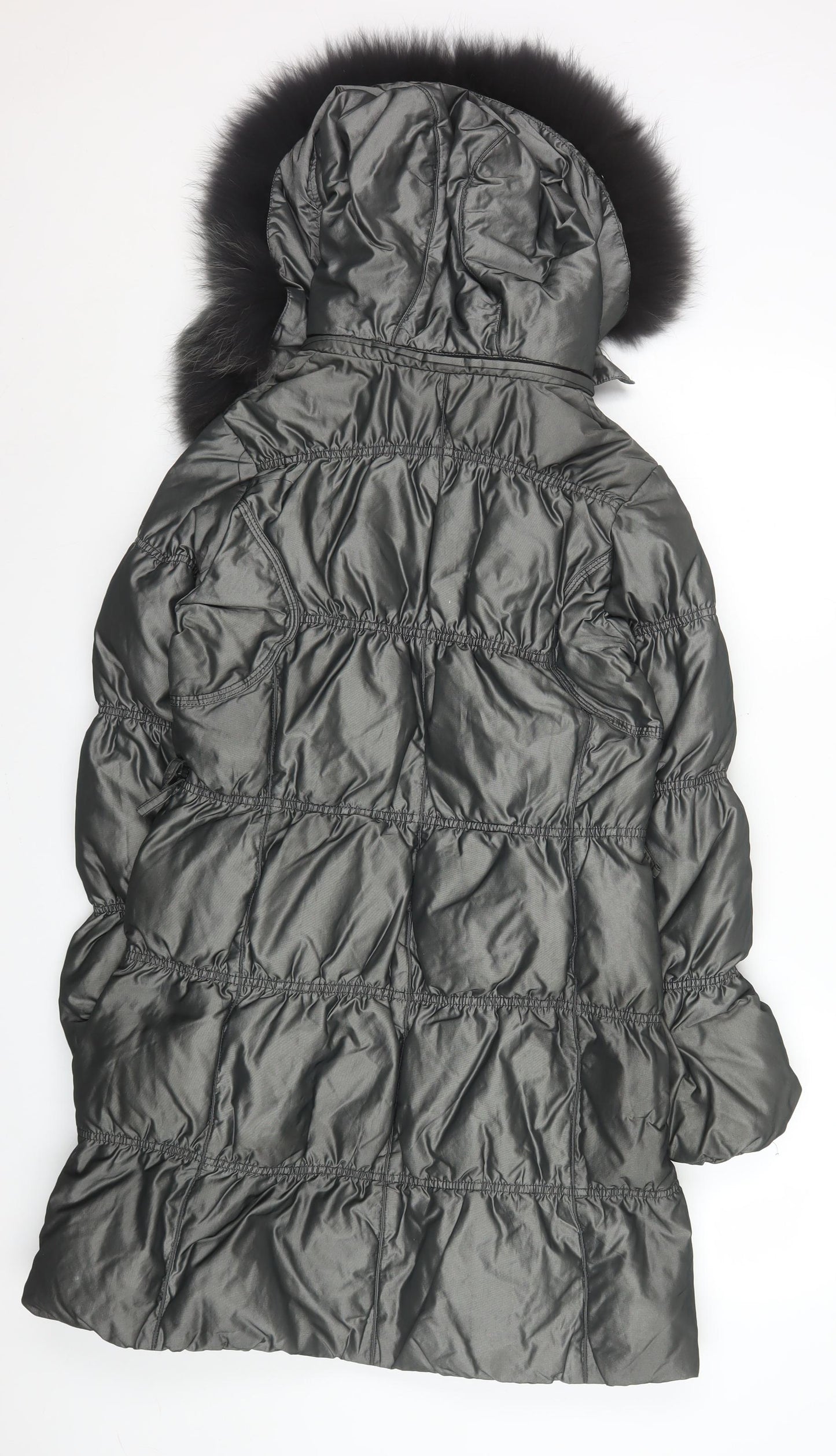 Womens UK Size S Snowimage Grey Puffer Jacket
