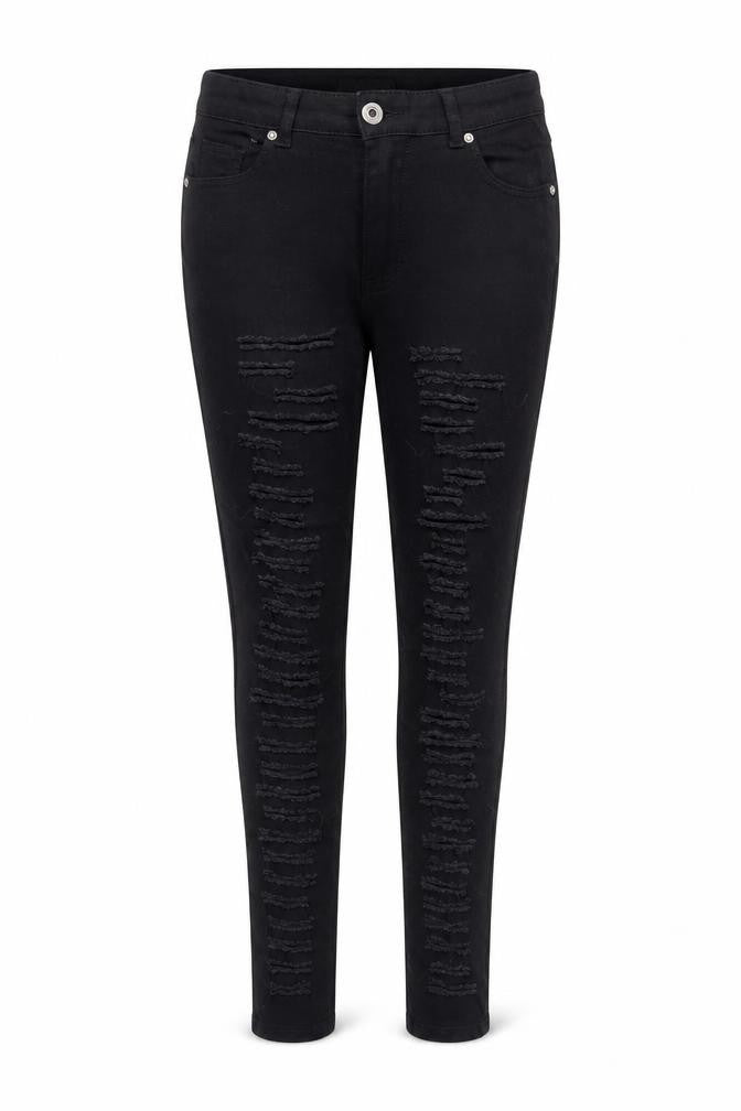 Womens UK Size 12 Parisian Slim Fit Skinny Black Jeans