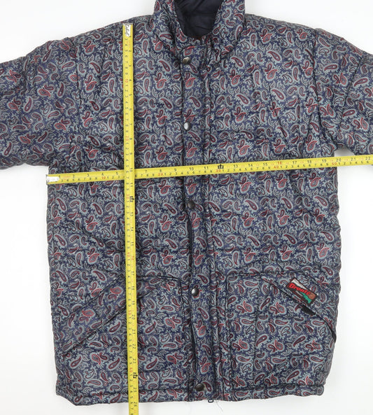 Womens UK Size 10 Bronte Blue Puffer Jacket