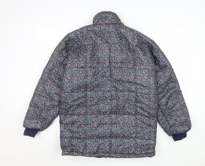 Womens UK Size 10 Bronte Blue Puffer Jacket