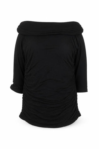 Womens UK Size L Phase Eight Black Tunic Blouse